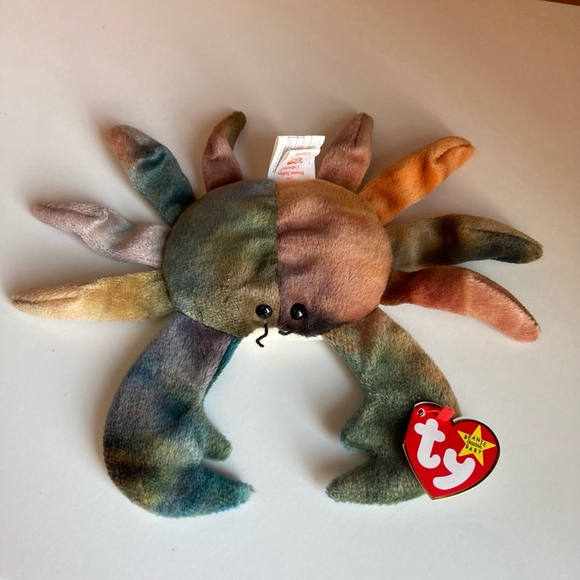 Ty Other - Ty Claude Crab Beanie Baby Multicolor